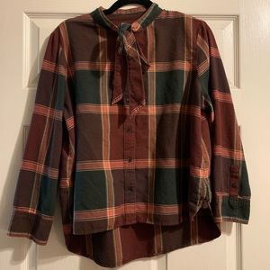 Madewell plaid button up